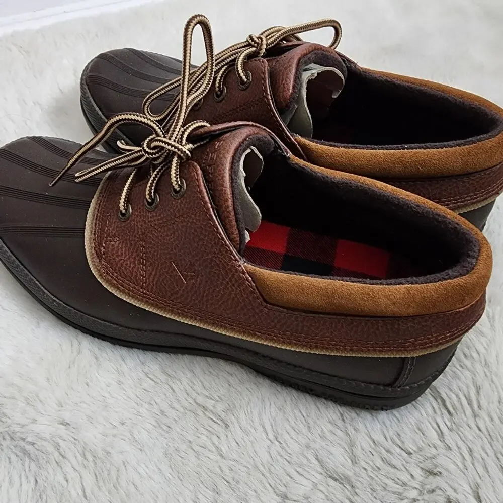 Sperry Men’s Cold Bay 3-Eye Thinsulate Duck Boot Brown Tan, Waterproof, Size 9.5